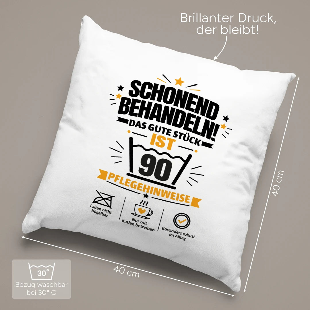 40 × 40 cm und pflegeleicht