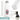 Weiße 500-ml-Thermosflasche – Flasche, Boden und Verschluss im Detail #farbe_weiss