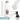 Weiße 500-ml-Thermosflasche – Flasche, Boden und Verschluss im Detail #farbe_weiss