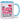 Erst blasen dann schlucken sonst ist der Kaffee ganz schön heiß – Tasse in Blau – Ansicht 01 #farbe_blau