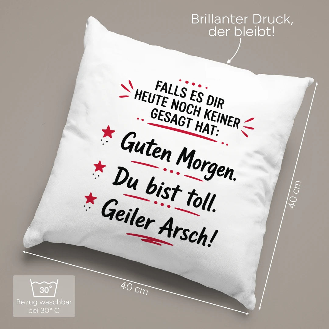 40 × 40 cm und pflegeleicht