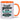 Ich wollte aufhören gemein zu sein aber die anderen müssen erst aufhören dumm zu sein – Tasse in Orange – Ansicht 01 #farbe_orange
