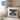 Pause nur im Ladebildschirm – Kissen 40 × 40 cm mit Rückseite in Blau – Wohnbeispiel #farbe_blau