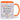 Ich bin heute sehr nah am Mittelfinger gebaut – Tasse in Orange – Ansicht 01 #farbe_orange