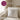 Nicht mein Zirkus nicht meine affen – Flowers – Kissen 40 × 40 cm mit Rückseite in Violett – Wohnbeispiel #farbe_violett