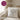 Ficken sie sich – Flowers – Kissen 40 × 40 cm mit Rückseite in Violett – Wohnbeispiel #farbe_violett