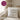 Bevor du fragst nein – Flowers – Kissen 40 × 40 cm mit Rückseite in Violett – Wohnbeispiel #farbe_violett