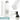 Weiße 500-ml-Thermosflasche – Flasche, Boden und Verschluss im Detail #farbe_weiss