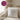 Statt Konfetti einfach gleich den Locher werfen – Flowers – Kissen 40 × 40 cm mit Rückseite in Violett – Wohnbeispiel #farbe_violett