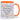 Statt Konfetti einfach gleich den Locher werfen – Tasse in Orange – Ansicht 01 #farbe_orange