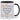 Statt Konfetti einfach gleich den Locher werfen – Tasse in Schwarz – Ansicht 01 #farbe_schwarz