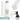 Weiße 500-ml-Thermosflasche – Flasche, Boden und Verschluss im Detail #farbe_weiss