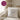 Anstaltsleitung – Flowers – Kissen 40 × 40 cm mit Rückseite in Violett – Wohnbeispiel #farbe_violett
