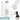 Weiße 500-ml-Thermosflasche – Flasche, Boden und Verschluss im Detail #farbe_weiss