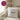 Milf – Flowers – Kissen 40 × 40 cm mit Rückseite in Violett – Wohnbeispiel #farbe_violett