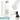 Weiße 500-ml-Thermosflasche – Flasche, Boden und Verschluss im Detail #farbe_weiss