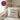 Kurwa – Flowers – Kissen 40 × 40 cm mit Rückseite in Violett – Wohnbeispiel #farbe_violett