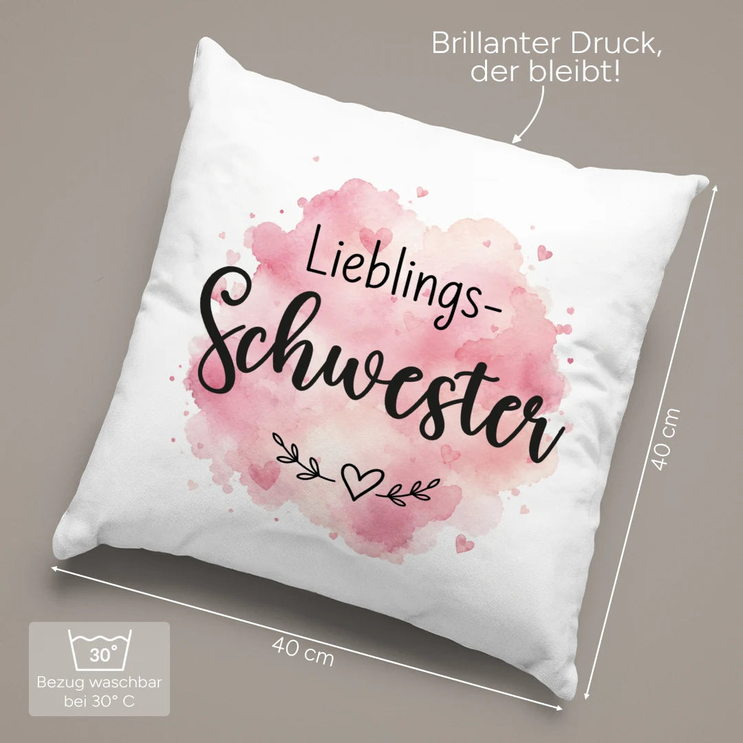40 × 40 cm und pflegeleicht