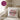 Lieblings Friseurin – Kissen 40 × 40 cm mit Rückseite in Violett – Wohnbeispiel #farbe_violett