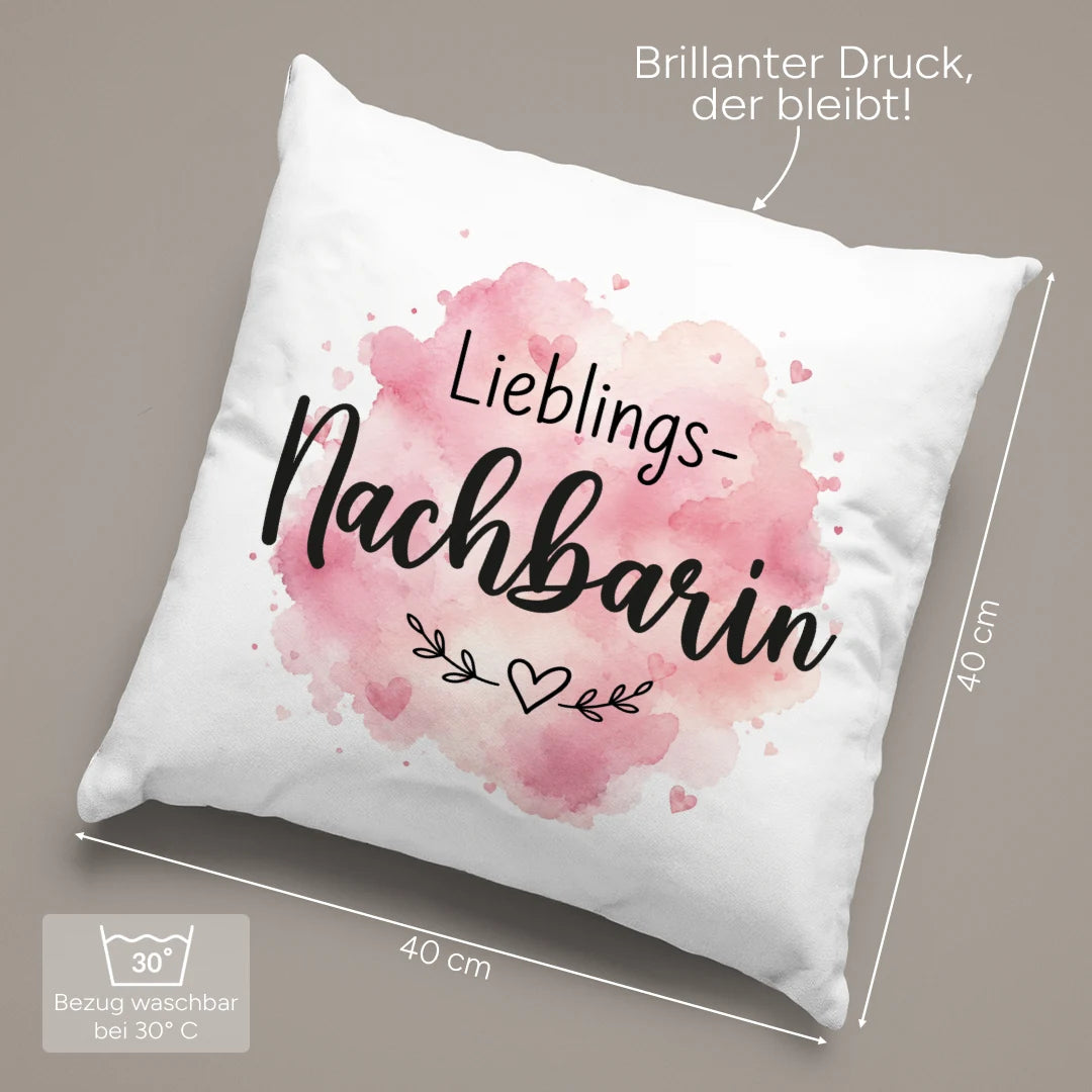 40 × 40 cm und pflegeleicht
