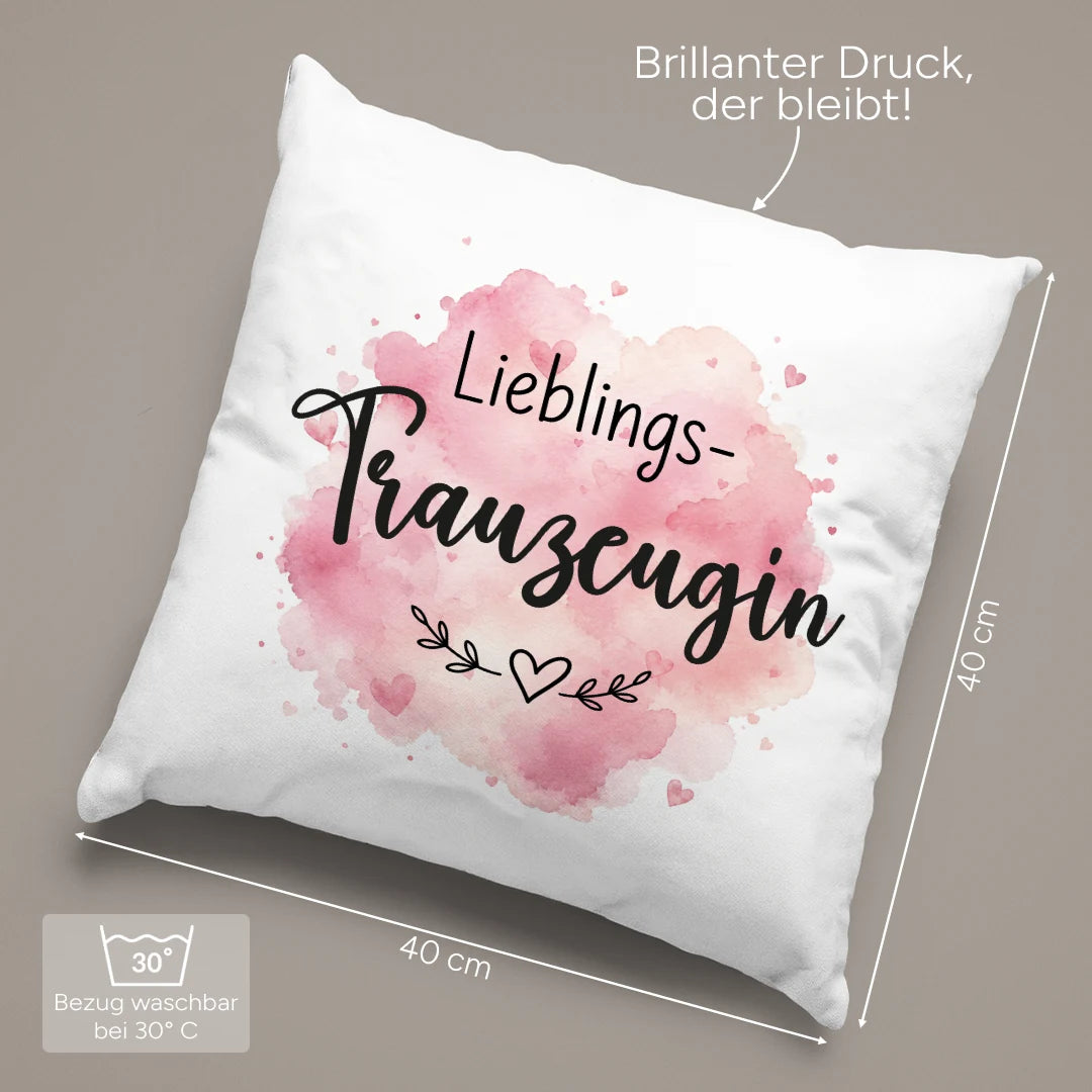 40 × 40 cm und pflegeleicht