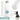 Weiße 500-ml-Thermosflasche – Flasche, Boden und Verschluss im Detail #farbe_weiss
