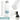 Weiße 500-ml-Thermosflasche – Flasche, Boden und Verschluss im Detail #farbe_weiss