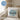 Lieblings Friseur – Kissen 40 × 40 cm mit Rückseite in Blau – Wohnbeispiel #farbe_blau