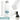 Weiße 500-ml-Thermosflasche – Flasche, Boden und Verschluss im Detail #farbe_weiss