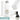 Weiße 500-ml-Thermosflasche – Flasche, Boden und Verschluss im Detail #farbe_weiss