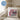 Schulkind 2026 mit Einhorn – personalisiert – Kissen in Blau – Wohnbeispiel #farbe_blau