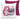 Schulkind 2026 mit Einhorn – personalisiert – Kissen in Violett – Vorder- und Rückansicht #farbe_violett