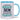 Du musst nicht verrückt sein, um hier anzufangen – wir werden dich trainieren – Tasse in Blau – Ansicht 01 #farbe_blau