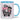 Die mit dem Hund geht – Tasse in Blau – Ansicht 01 #farbe_blau