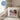 Pferdemädchen – Kissen 40 × 40 cm mit Rückseite in Blau – Wohnbeispiel #farbe_blau