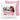 Pferdemädchen – Kissen 40 × 40 cm mit Rückseite in Rosa – Vorder- und Rückansicht #farbe_rosa