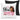 Pferdemädchen – Kissen 40 × 40 cm mit Rückseite in Schwarz – Vorder- und Rückansicht #farbe_schwarz