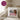 Pferdemädchen – Kissen 40 × 40 cm mit Rückseite in Violett – Wohnbeispiel #farbe_violett