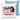 Tränke fürs Pferdepersonal – Kissen 40 × 40 cm mit Rückseite in Blau – Vorder- und Rückansicht #farbe_blau