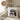Erst Kaffee, dann Menschen – vielleicht – Kissen 40 × 40 cm mit Rückseite in Mokka – Wohnbeispiel #farbe_mokka
