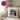 Erst Kaffee, dann Menschen – vielleicht – Kissen 40 × 40 cm mit Rückseite in Violett – Wohnbeispiel #farbe_violett