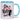 Die mit der Katze tanzt – Tasse in Blau – Ansicht 01 #farbe_blau