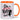 Die mit der Katze tanzt – Tasse in Orange – Ansicht 01 #farbe_orange