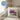 Die mit der Katze spricht – Kissen 40 × 40 cm mit Rückseite in Blau – Wohnbeispiel #farbe_blau
