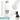 Weiße 500-ml-Thermosflasche – Flasche, Boden und Verschluss im Detail #farbe_weiss