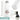 Weiße 500-ml-Thermosflasche – Flasche, Boden und Verschluss im Detail #farbe_weiss
