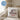 Pferdemädchen – Kissen 40 × 40 cm mit Rückseite in Blau – Wohnbeispiel #farbe_blau