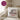 Pferdemädchen – Kissen 40 × 40 cm mit Rückseite in Violett – Wohnbeispiel #farbe_violett