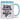 Ich brauche keinen therapeuten ich geh angeln – Tasse in Blau – Ansicht 01 #farbe_blau