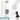 Weiße 500-ml-Thermosflasche – Flasche, Boden und Verschluss im Detail #farbe_weiss